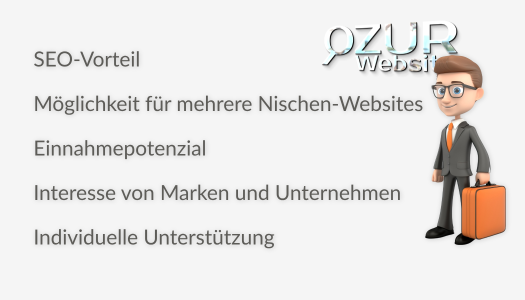 Nischen-Webnetzwerk Aufbau
